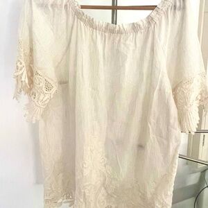 NWT Cotton embroidered shirt